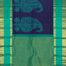Ink Blue & Sapphire Blue Saree 32883